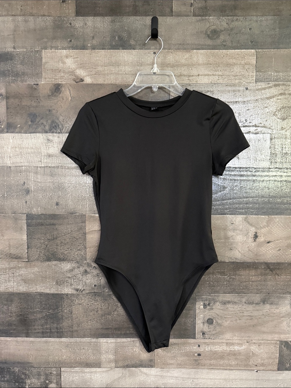 Black Short Sleeve Bodysuit
